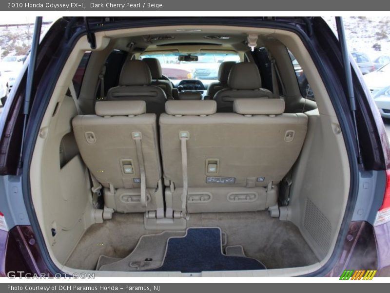 Dark Cherry Pearl / Beige 2010 Honda Odyssey EX-L