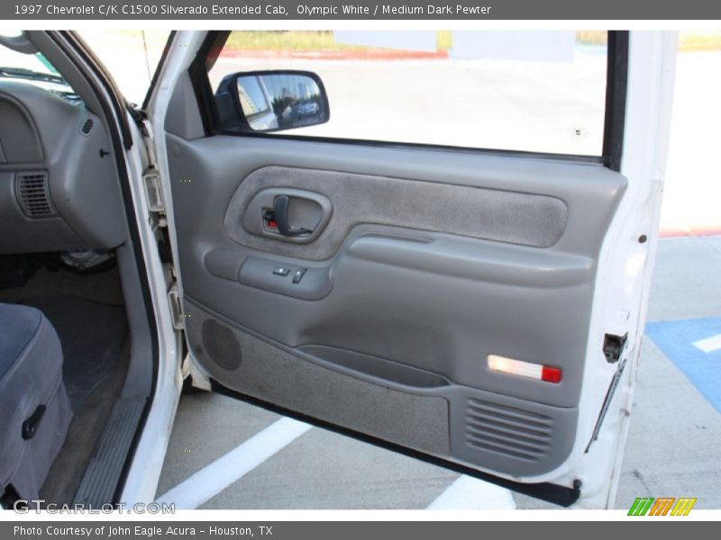 Olympic White / Medium Dark Pewter 1997 Chevrolet C/K C1500 Silverado Extended Cab