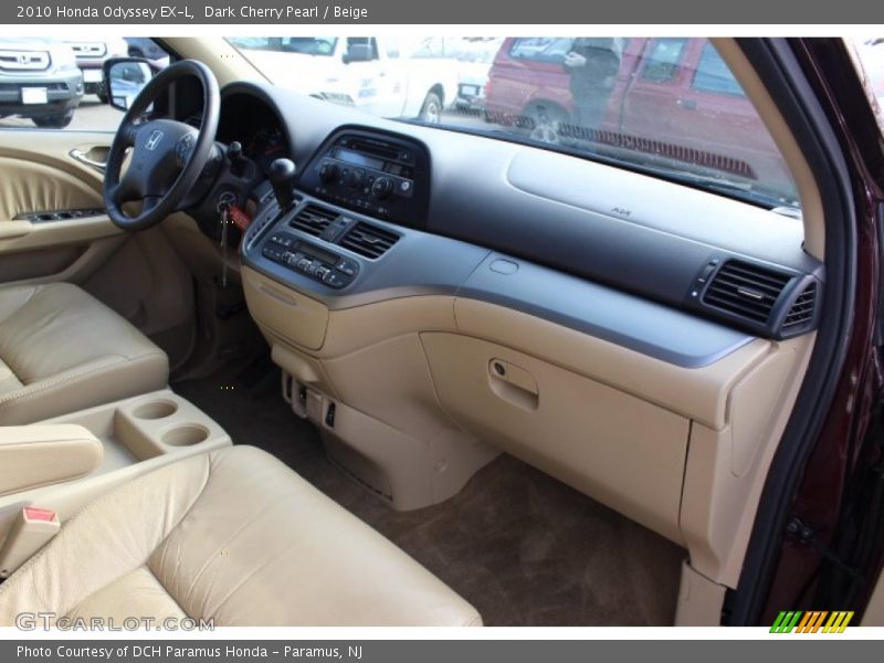 Dark Cherry Pearl / Beige 2010 Honda Odyssey EX-L