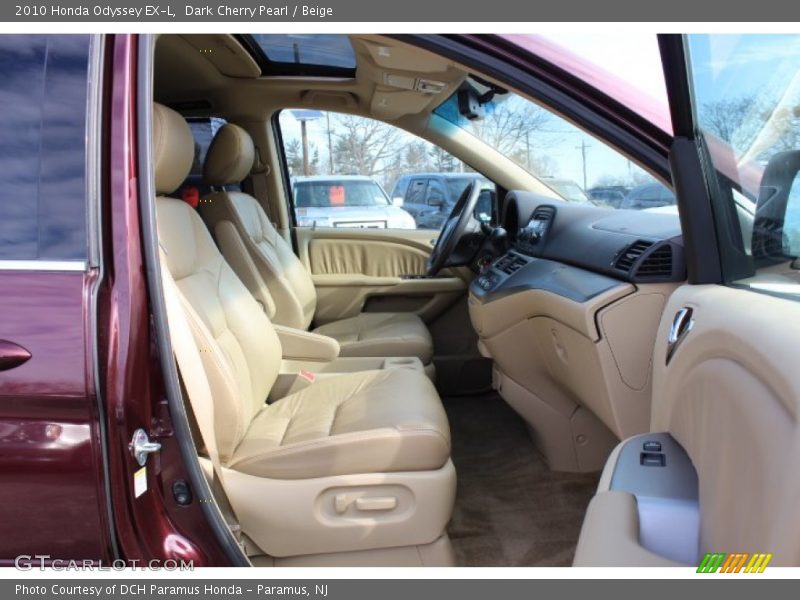 Dark Cherry Pearl / Beige 2010 Honda Odyssey EX-L