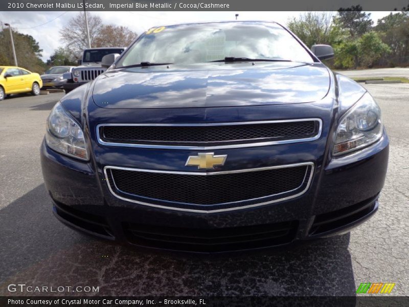 Imperial Blue Metallic / Cocoa/Cashmere 2010 Chevrolet Malibu LS Sedan