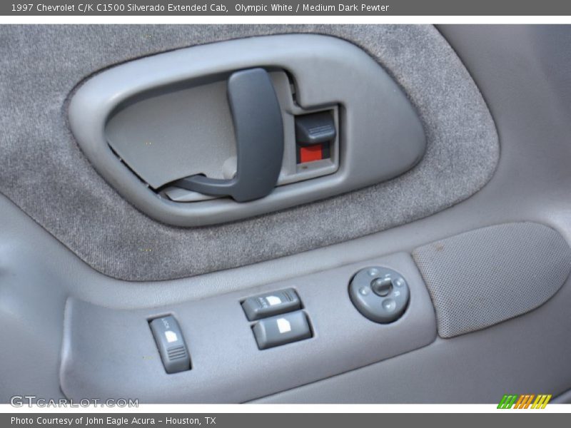 Olympic White / Medium Dark Pewter 1997 Chevrolet C/K C1500 Silverado Extended Cab