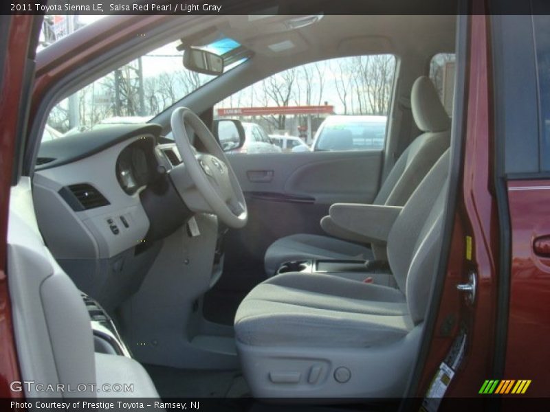 Salsa Red Pearl / Light Gray 2011 Toyota Sienna LE