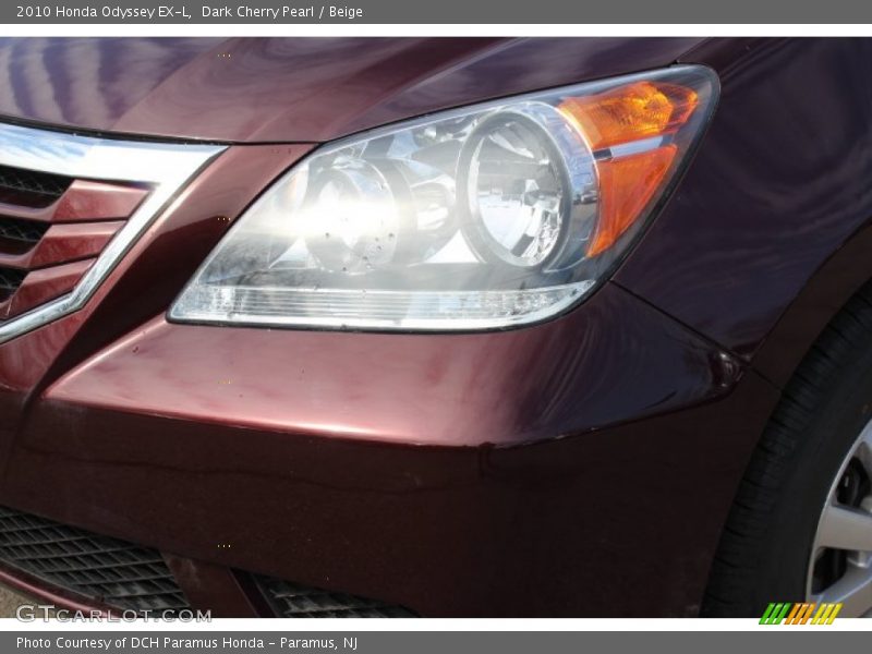 Dark Cherry Pearl / Beige 2010 Honda Odyssey EX-L
