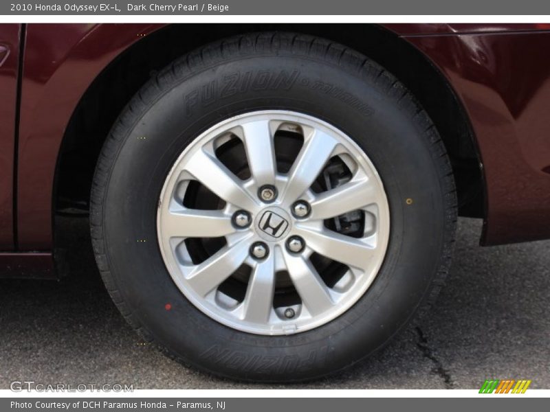 Dark Cherry Pearl / Beige 2010 Honda Odyssey EX-L