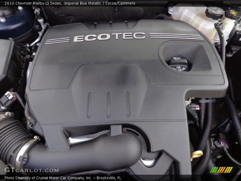 Imperial Blue Metallic / Cocoa/Cashmere 2010 Chevrolet Malibu LS Sedan