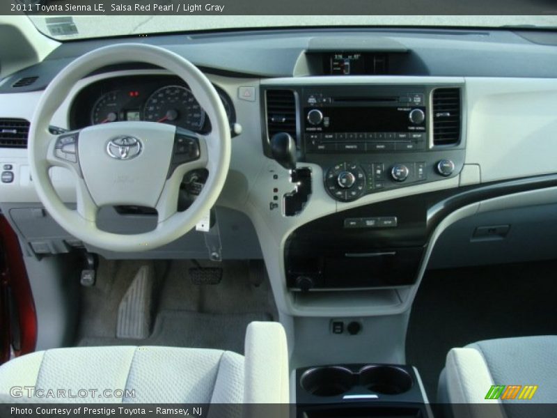 Salsa Red Pearl / Light Gray 2011 Toyota Sienna LE