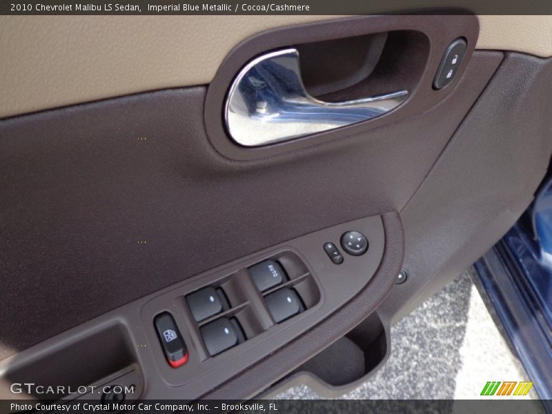 Imperial Blue Metallic / Cocoa/Cashmere 2010 Chevrolet Malibu LS Sedan