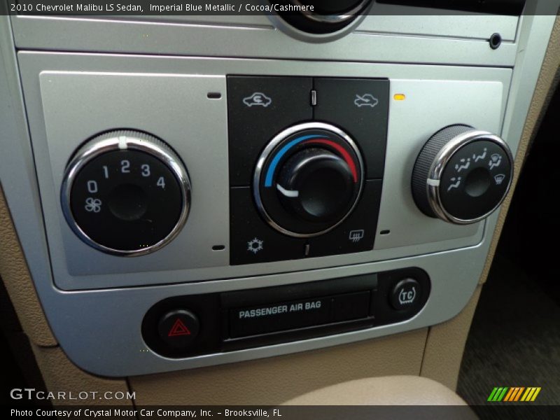 Imperial Blue Metallic / Cocoa/Cashmere 2010 Chevrolet Malibu LS Sedan