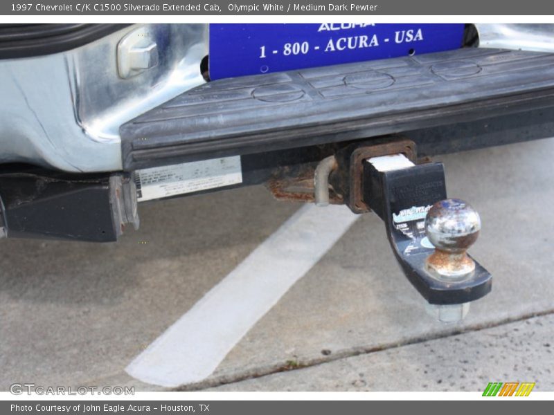 Olympic White / Medium Dark Pewter 1997 Chevrolet C/K C1500 Silverado Extended Cab