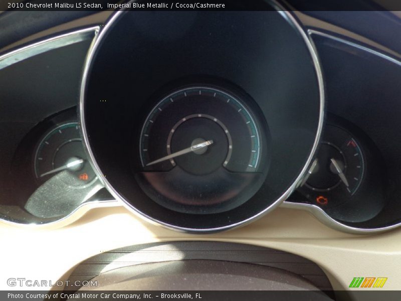 Imperial Blue Metallic / Cocoa/Cashmere 2010 Chevrolet Malibu LS Sedan