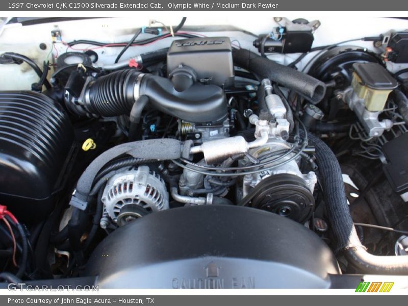 Olympic White / Medium Dark Pewter 1997 Chevrolet C/K C1500 Silverado Extended Cab