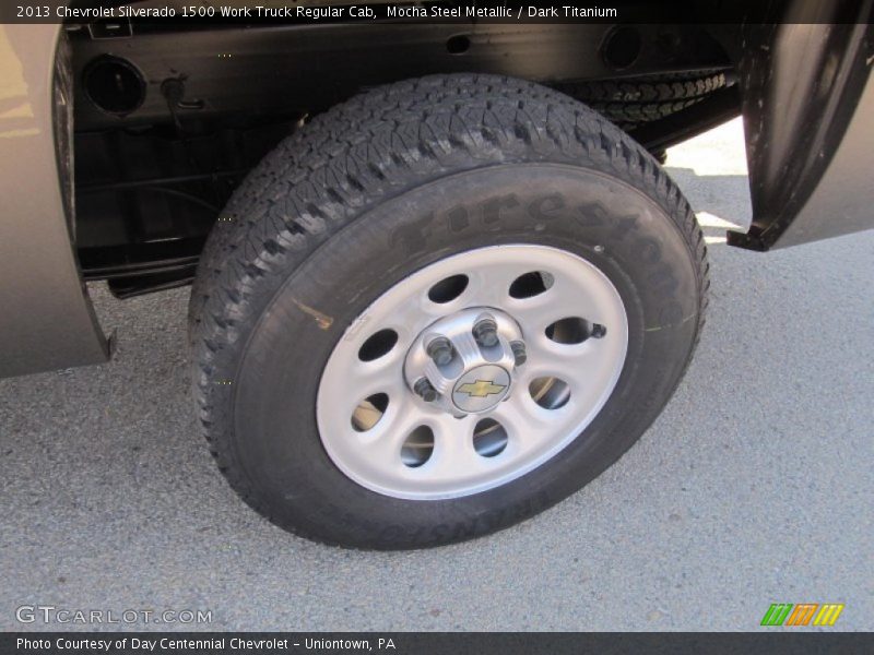 Mocha Steel Metallic / Dark Titanium 2013 Chevrolet Silverado 1500 Work Truck Regular Cab
