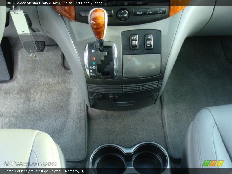 Salsa Red Pearl / Stone 2009 Toyota Sienna Limited AWD