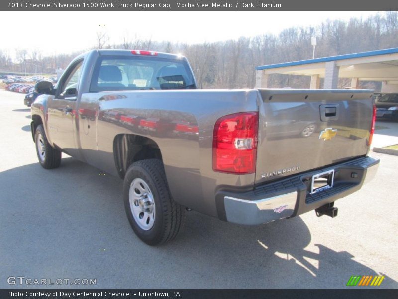 Mocha Steel Metallic / Dark Titanium 2013 Chevrolet Silverado 1500 Work Truck Regular Cab