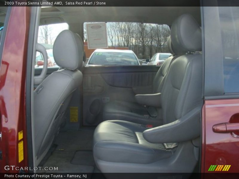Salsa Red Pearl / Stone 2009 Toyota Sienna Limited AWD