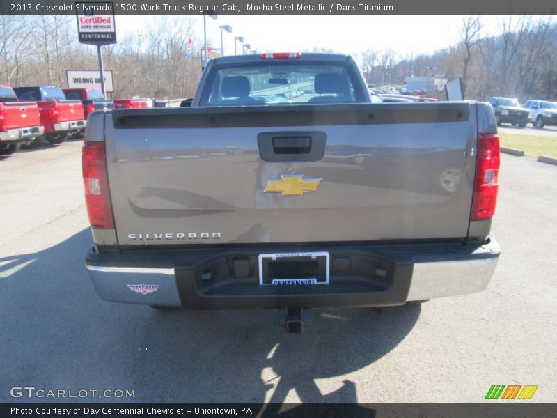 Mocha Steel Metallic / Dark Titanium 2013 Chevrolet Silverado 1500 Work Truck Regular Cab