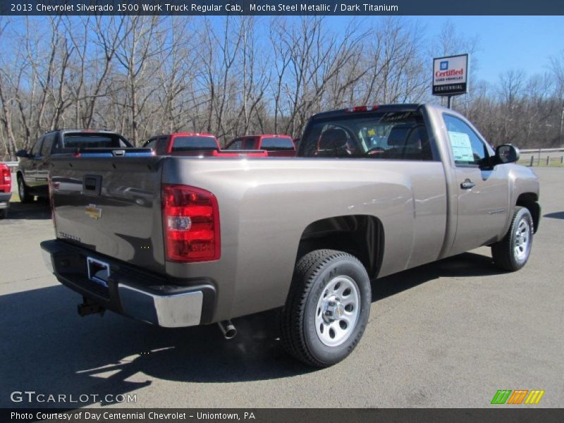 Mocha Steel Metallic / Dark Titanium 2013 Chevrolet Silverado 1500 Work Truck Regular Cab