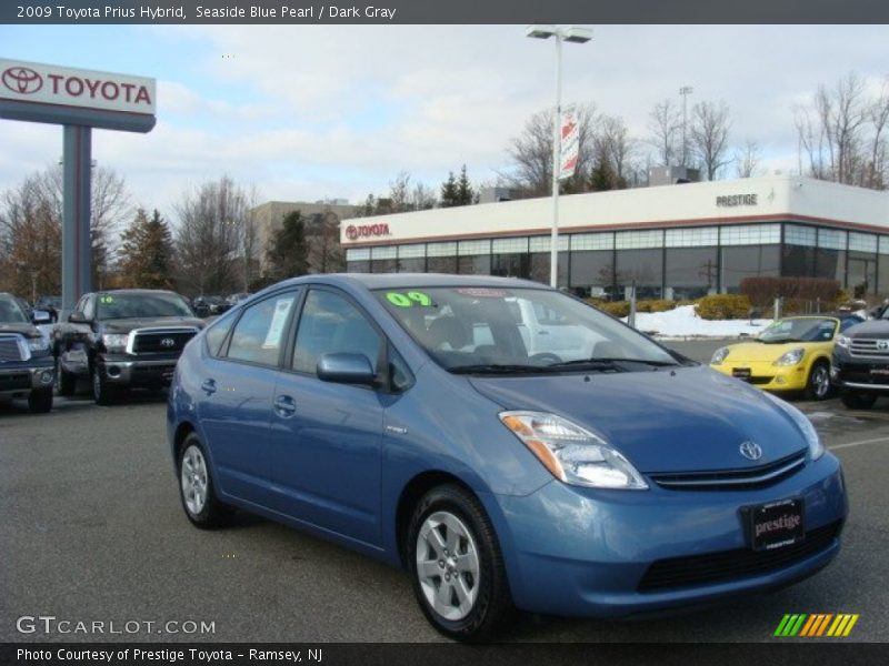 Seaside Blue Pearl / Dark Gray 2009 Toyota Prius Hybrid