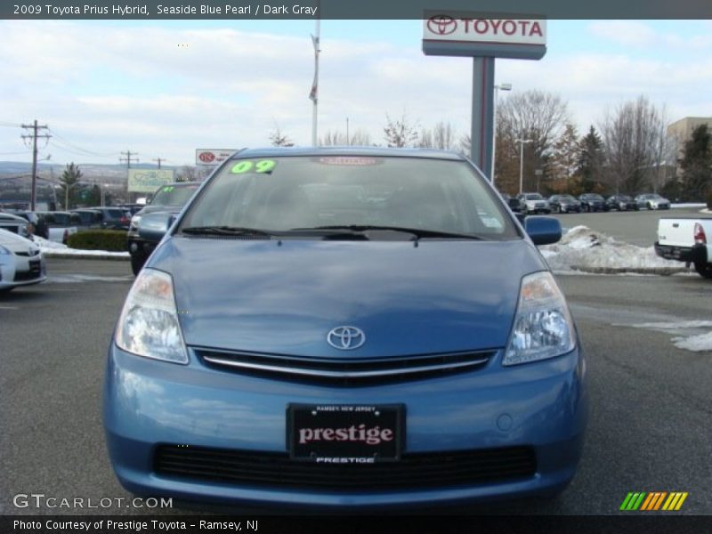 Seaside Blue Pearl / Dark Gray 2009 Toyota Prius Hybrid