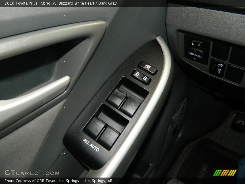 Blizzard White Pearl / Dark Gray 2010 Toyota Prius Hybrid IV