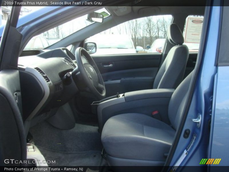 Seaside Blue Pearl / Dark Gray 2009 Toyota Prius Hybrid