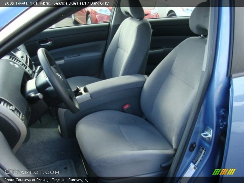 Seaside Blue Pearl / Dark Gray 2009 Toyota Prius Hybrid