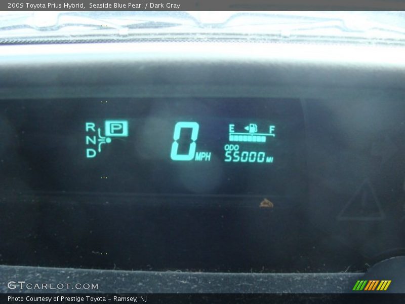 Seaside Blue Pearl / Dark Gray 2009 Toyota Prius Hybrid