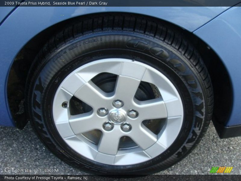 Seaside Blue Pearl / Dark Gray 2009 Toyota Prius Hybrid