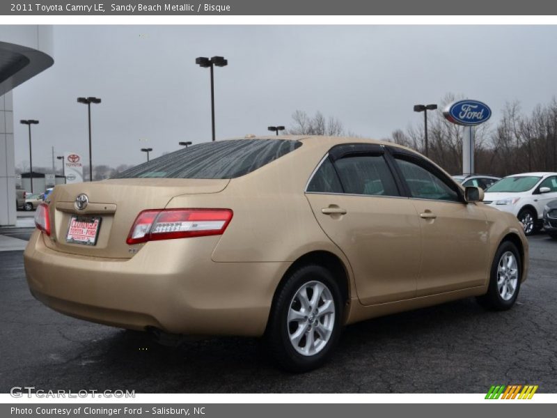 Sandy Beach Metallic / Bisque 2011 Toyota Camry LE
