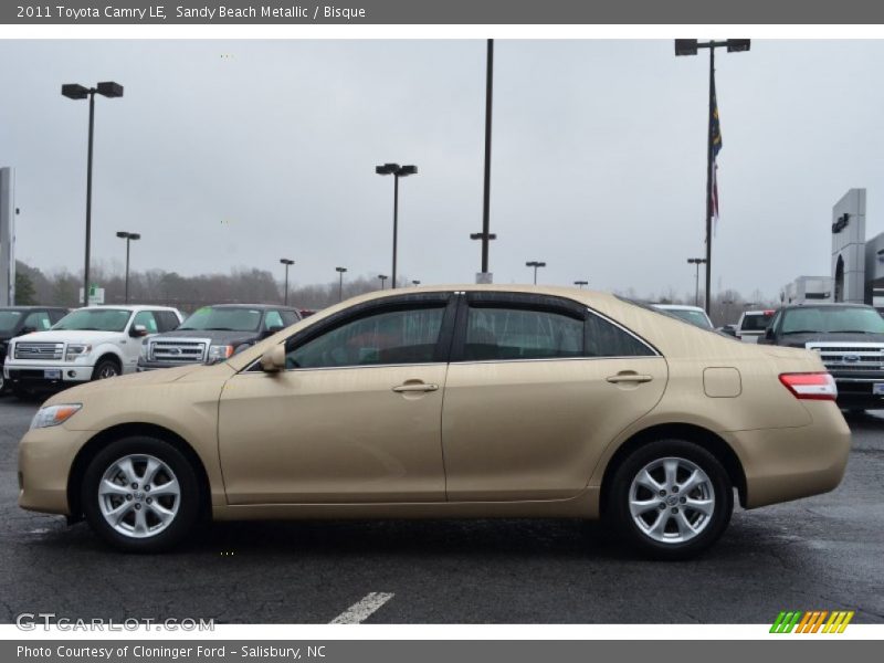 Sandy Beach Metallic / Bisque 2011 Toyota Camry LE