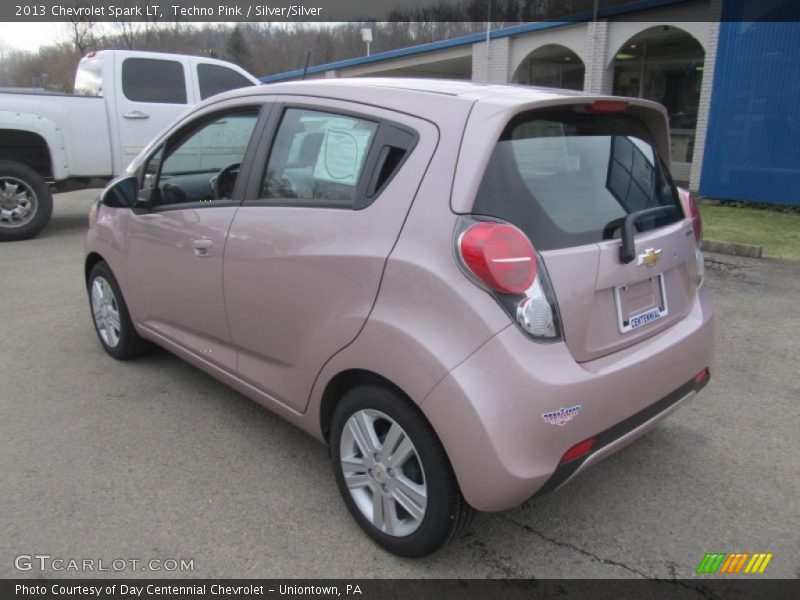 Techno Pink / Silver/Silver 2013 Chevrolet Spark LT