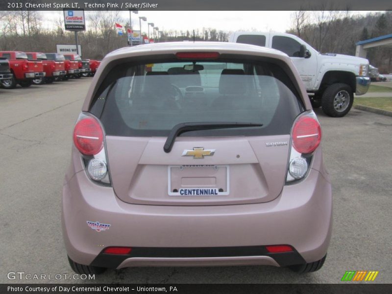 Techno Pink / Silver/Silver 2013 Chevrolet Spark LT