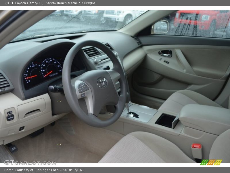 Sandy Beach Metallic / Bisque 2011 Toyota Camry LE