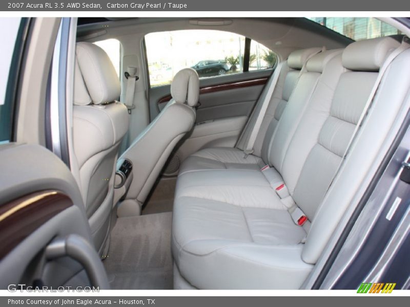 Carbon Gray Pearl / Taupe 2007 Acura RL 3.5 AWD Sedan