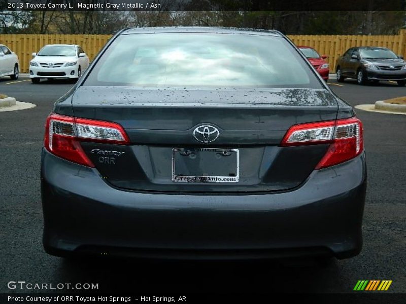 Magnetic Gray Metallic / Ash 2013 Toyota Camry L