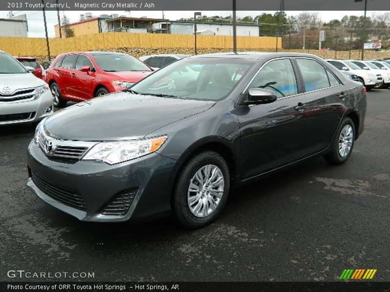 Magnetic Gray Metallic / Ash 2013 Toyota Camry L