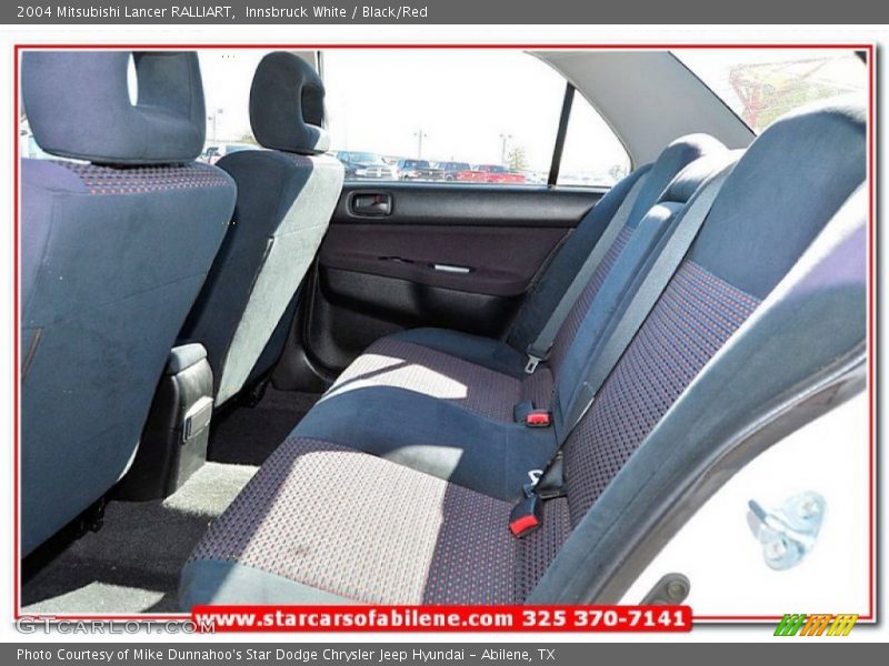 Innsbruck White / Black/Red 2004 Mitsubishi Lancer RALLIART