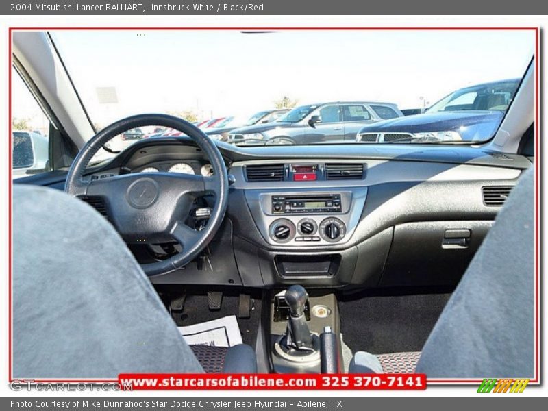 Innsbruck White / Black/Red 2004 Mitsubishi Lancer RALLIART