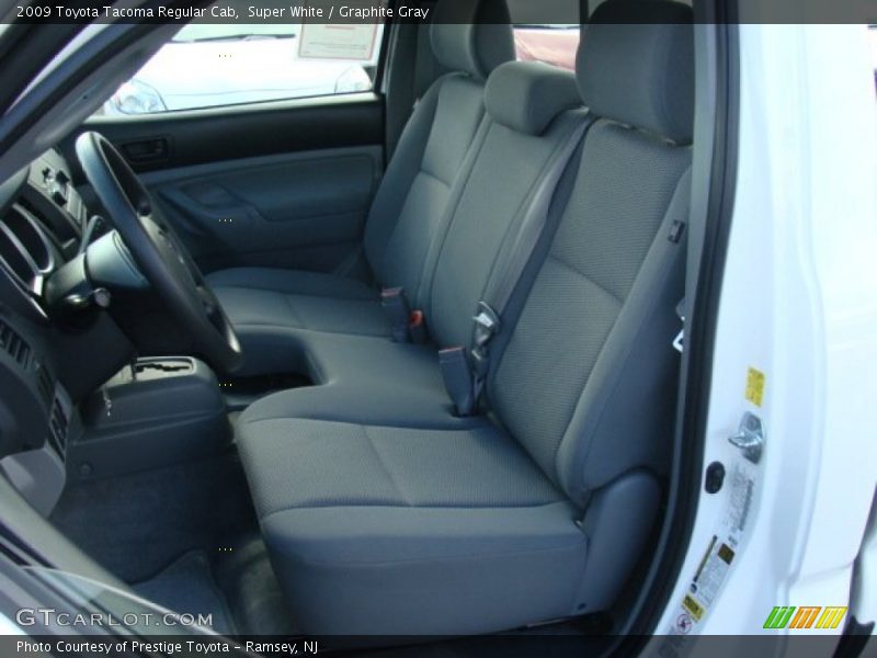 Super White / Graphite Gray 2009 Toyota Tacoma Regular Cab