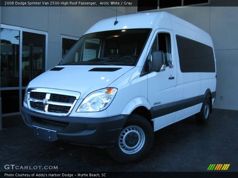 Arctic White / Gray 2008 Dodge Sprinter Van 2500 High Roof Passenger