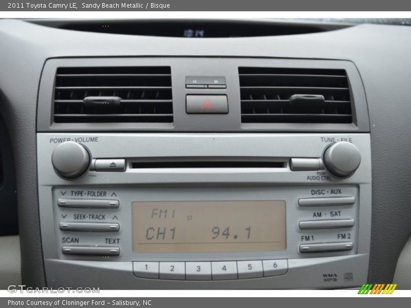Sandy Beach Metallic / Bisque 2011 Toyota Camry LE