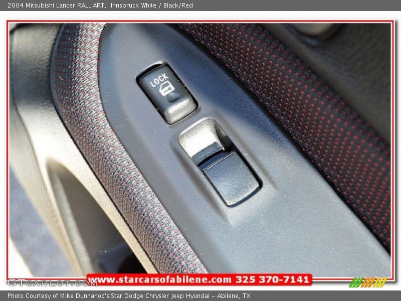 Innsbruck White / Black/Red 2004 Mitsubishi Lancer RALLIART