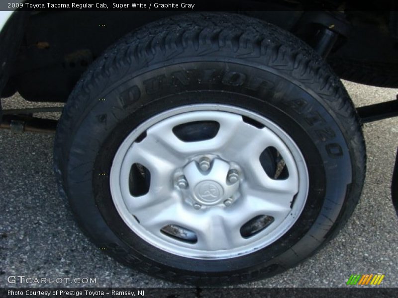 Super White / Graphite Gray 2009 Toyota Tacoma Regular Cab