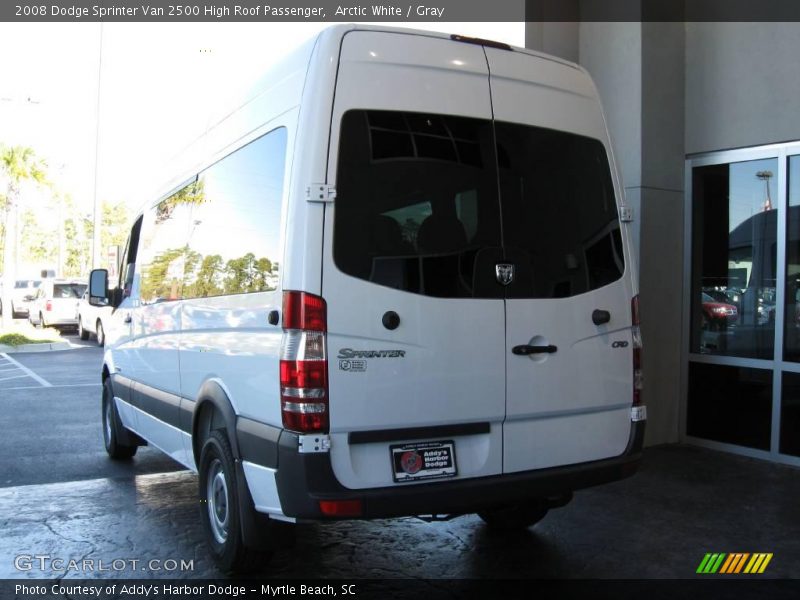 Arctic White / Gray 2008 Dodge Sprinter Van 2500 High Roof Passenger