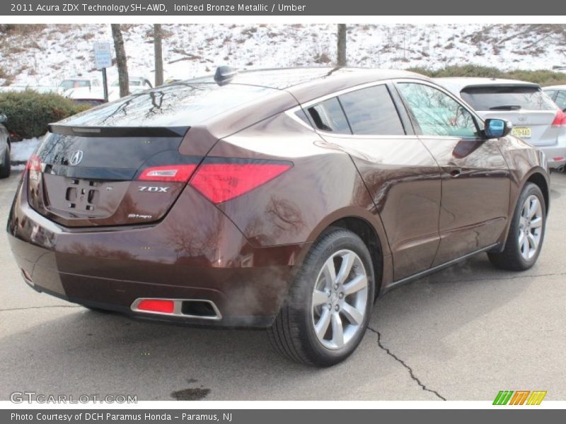 Ionized Bronze Metallic / Umber 2011 Acura ZDX Technology SH-AWD
