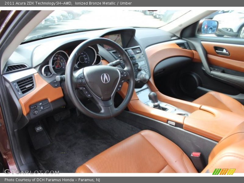  2011 ZDX Technology SH-AWD Umber Interior