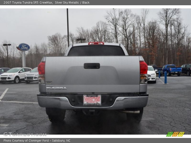 Silver Sky Metallic / Black 2007 Toyota Tundra SR5 CrewMax