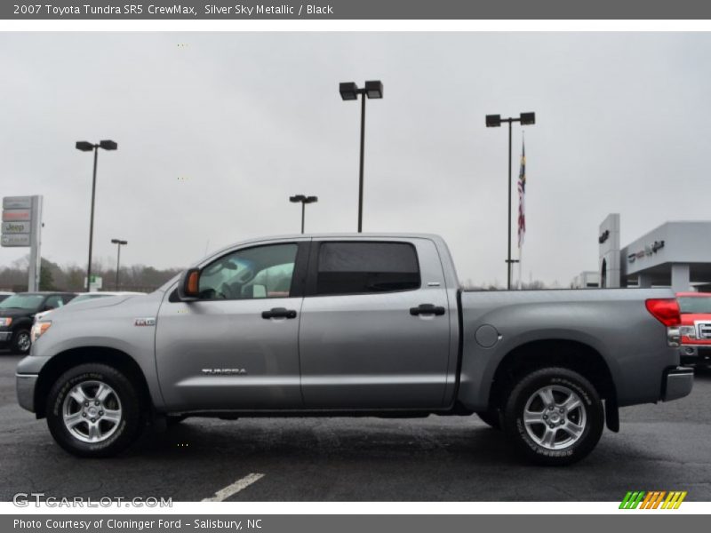 Silver Sky Metallic / Black 2007 Toyota Tundra SR5 CrewMax