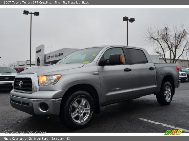 Silver Sky Metallic / Black 2007 Toyota Tundra SR5 CrewMax